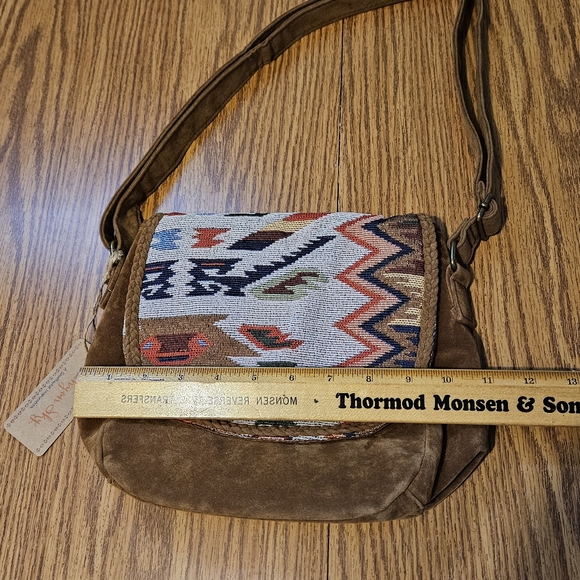 NWT Canyon Sky Aztec Style Purse Handbag Southwestern Shoulder Strap Snap close - Picture 11 of 13